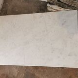 Marble and wrought iron coffee table