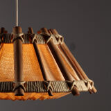 Vintage suspension in wool and wood