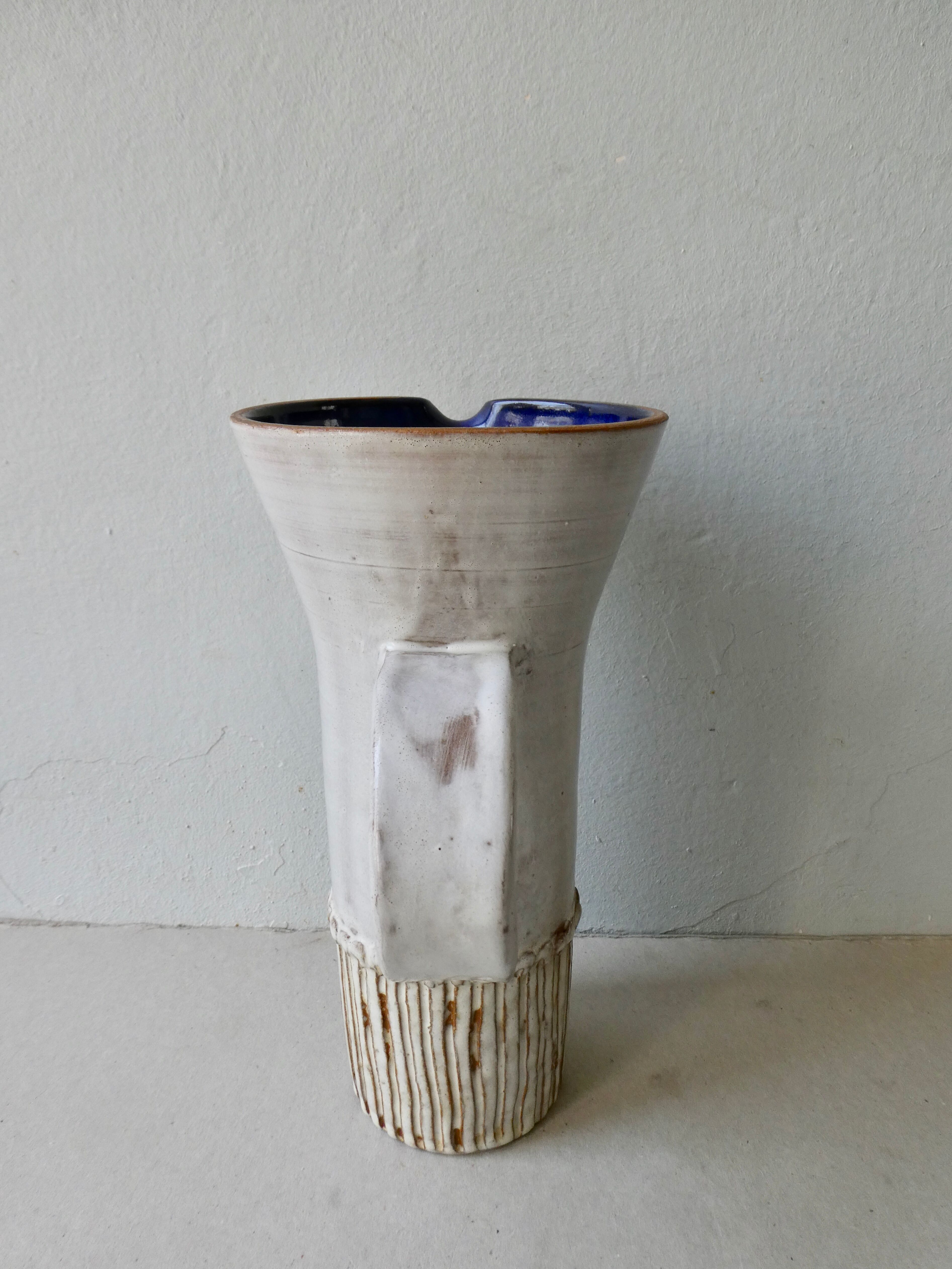 Ceramic pitcher, signed the Argonauts, 50s