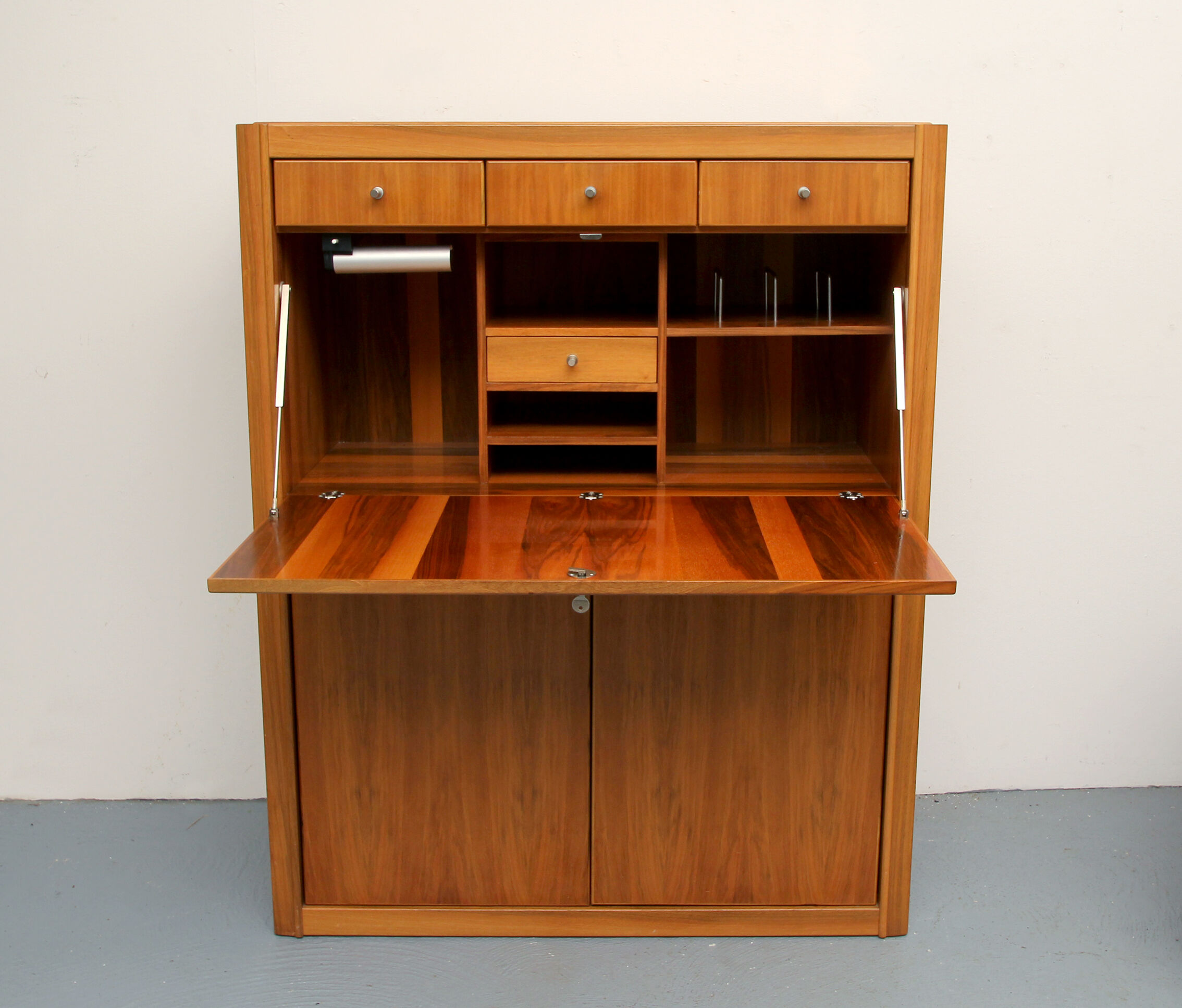 1970s secretary in walnut, Domicil Furnitures Denmark