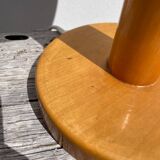 Lampe en bois tourné 1980