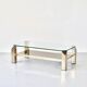 23kt Gold Plated Midcentury Coffee Table By Belgo Chrome. Vintage / Modern