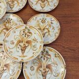 Set of Keraluc Quimper dessert plates