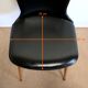 Suite de 8 chaises baumann, modèle « essor »  – années 1960