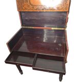 Marquetry silverware cabinet