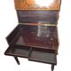 Marquetry silverware cabinet