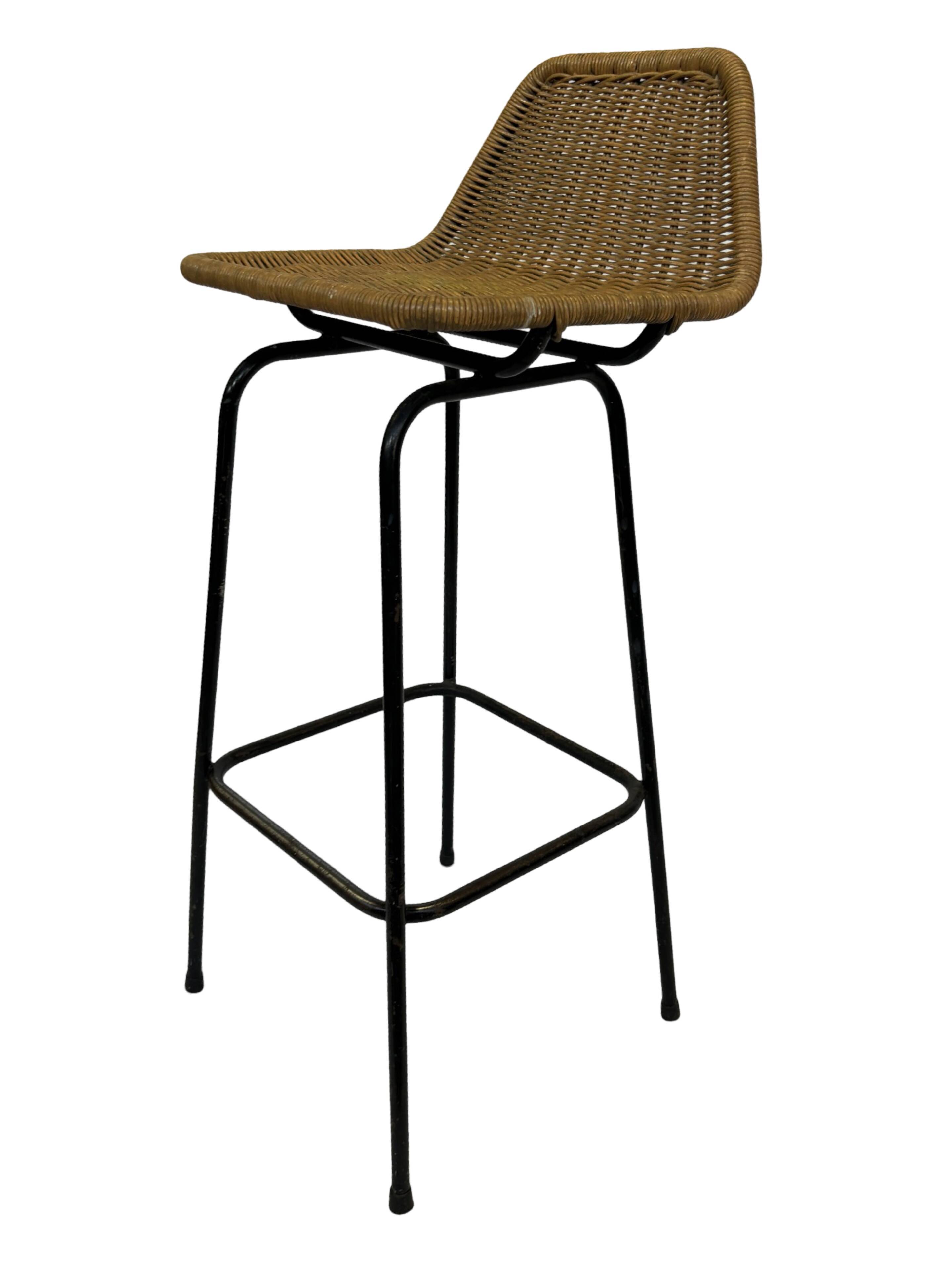 Vintage stool barstool Dirk van Sliedregt Rohe Noordwolde