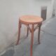 Curved mud stool