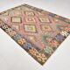 7x10 Geometric Handmade Vintage Rug, 207x311Cm