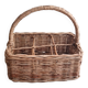 Porte-bouteilles osier vintage