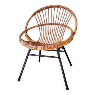 Rattan armchair