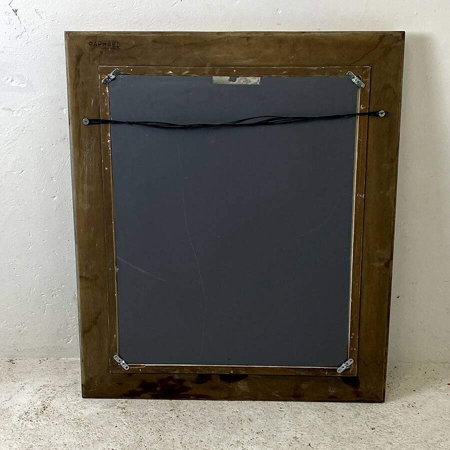 Miroir bois et stuc doré style Louis XVI