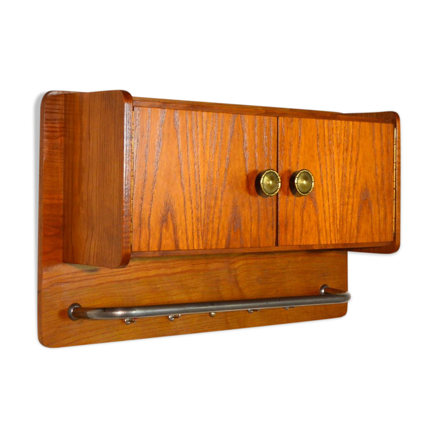 Wall shelf 2 doors 1950s