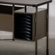 Spazio series typewriter desk by Studio BBPR for Olivetti, circa 1960