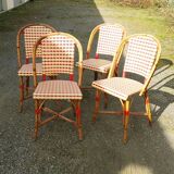 Pair of Parisian bistro chairs Maison Drucker model Fouquet's N°1