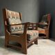 A pair of Bas van Pelt lounge chairs 1930's.