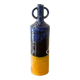 Large Moroccan Artisanal Vase in Majorelle Blue and Mustard Yellow