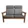 Teak 2 seat sofa by Juul Kristensen for Glostrup Denmark