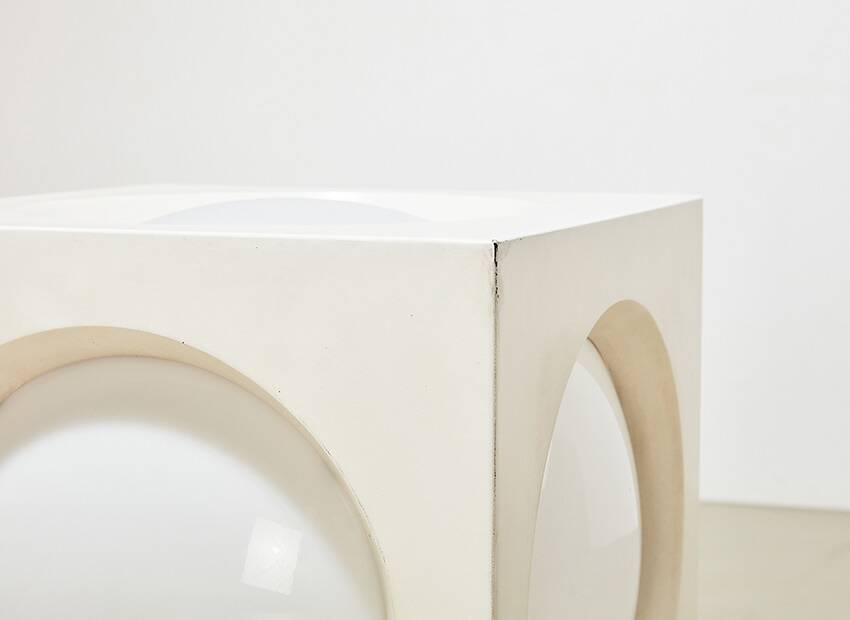 Carl Moor Cube Floor Lamp for BAG Turgi Switzerland 1960s