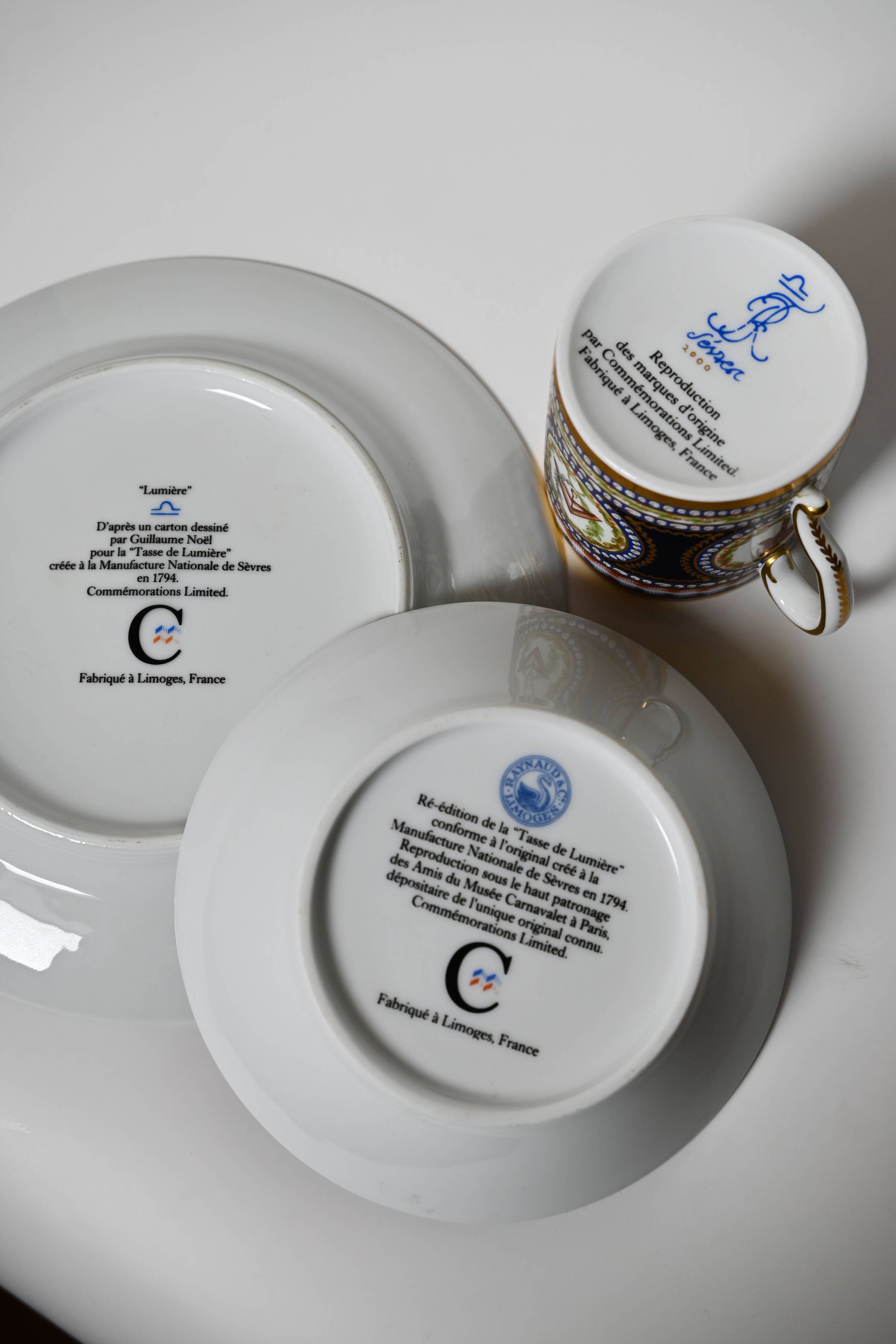 Limoges Cup of Light reissue by André Raynaud