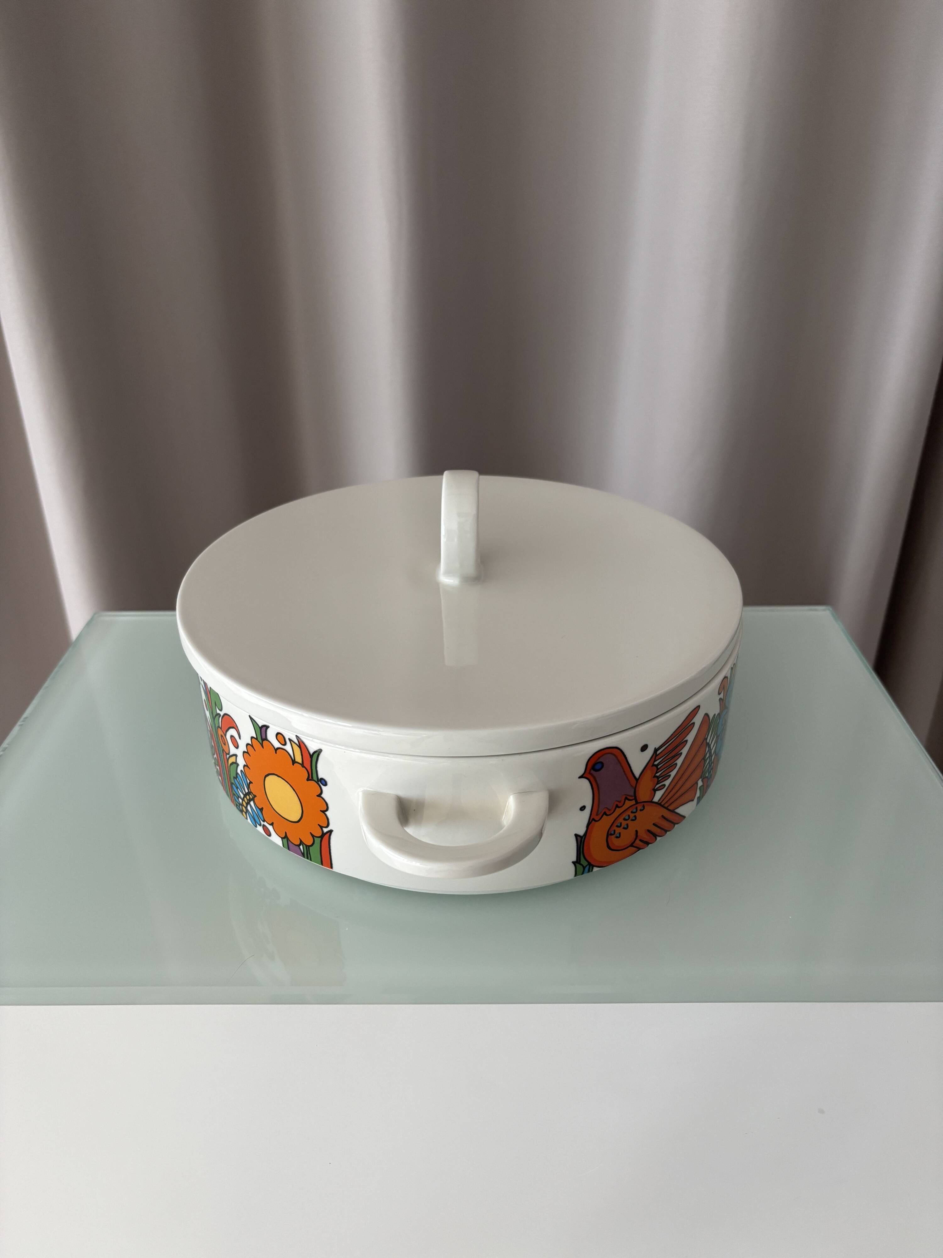 Vintage Villeroy & Boch Acapulco Covered Serving Dish