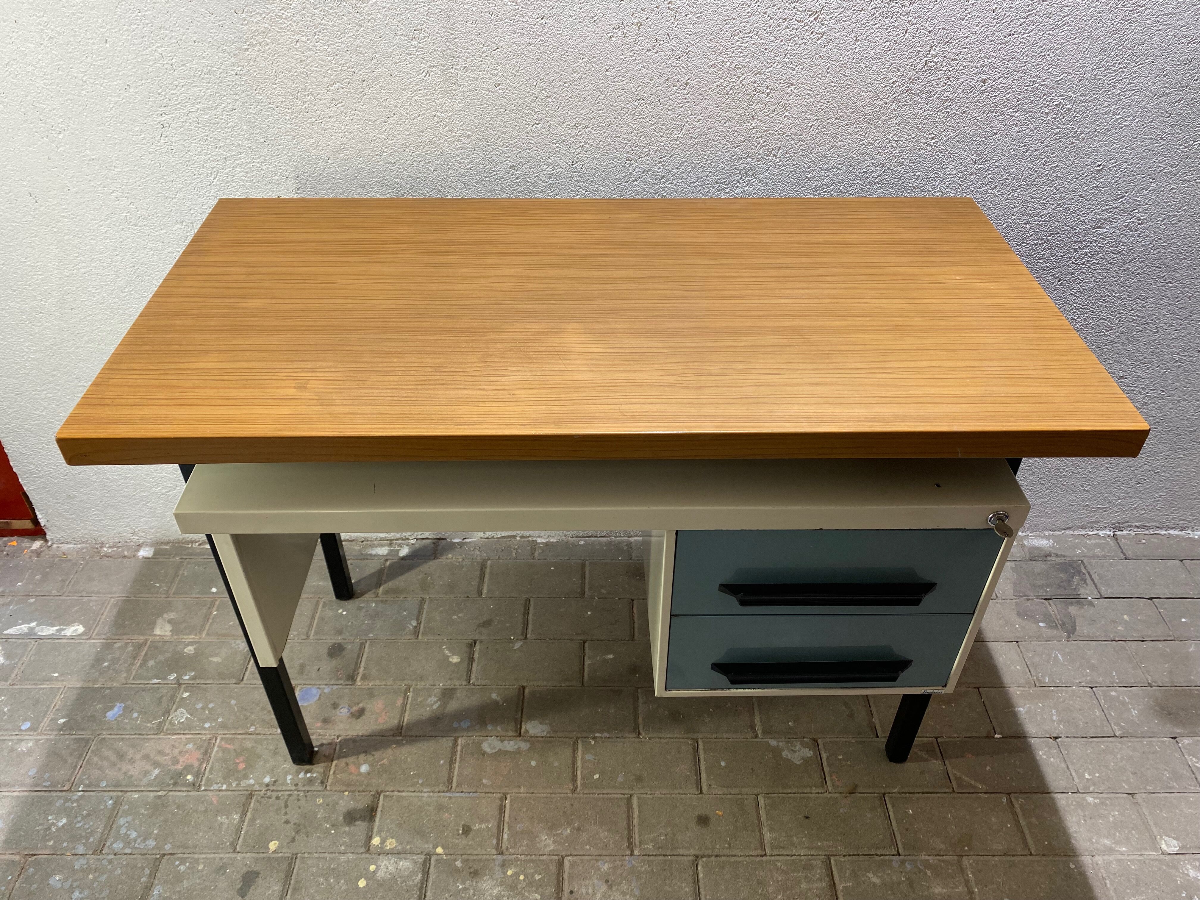 Metal industrial office by vintage behin 1960