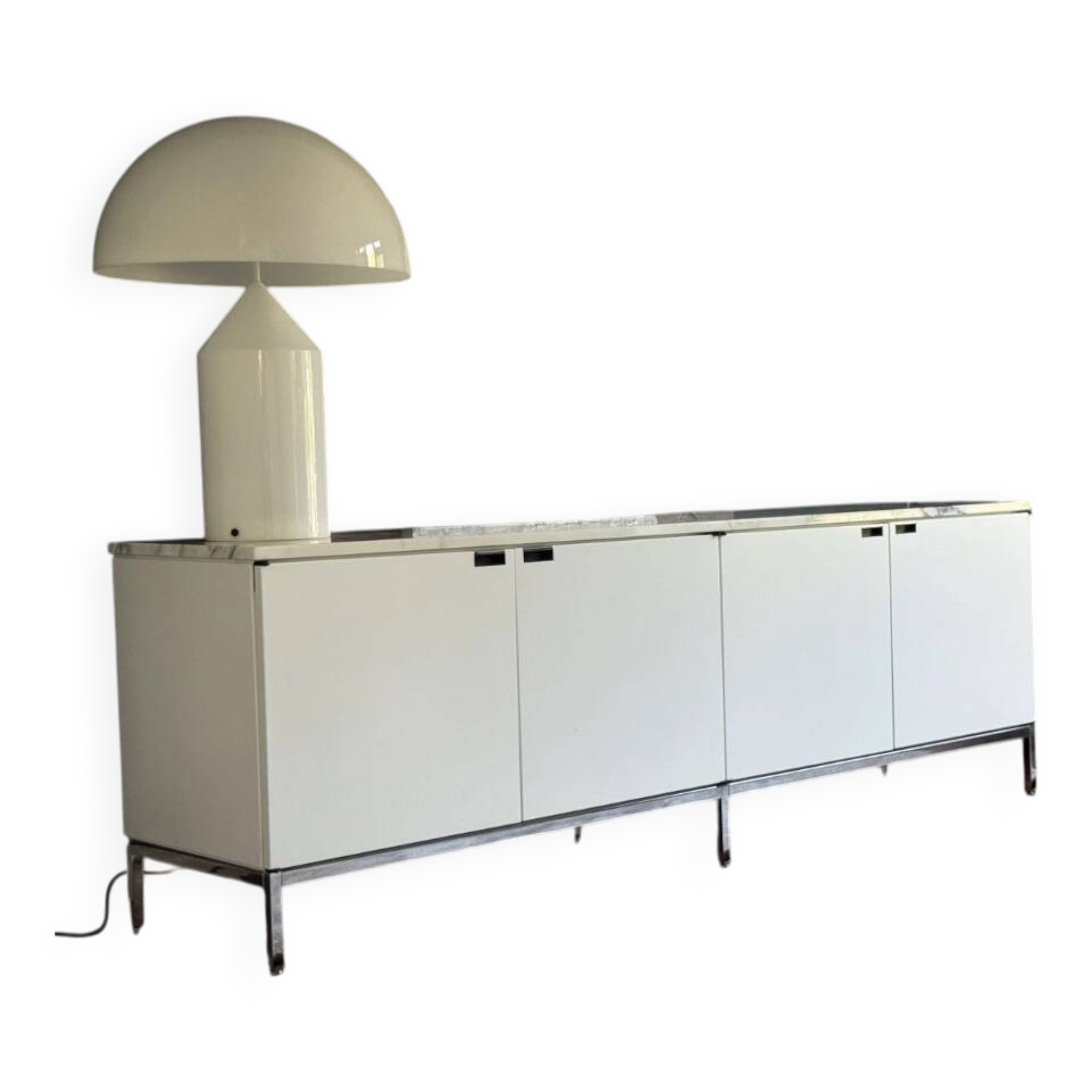 Florence Knoll “Credenza 4” sideboard – Arabescato marble