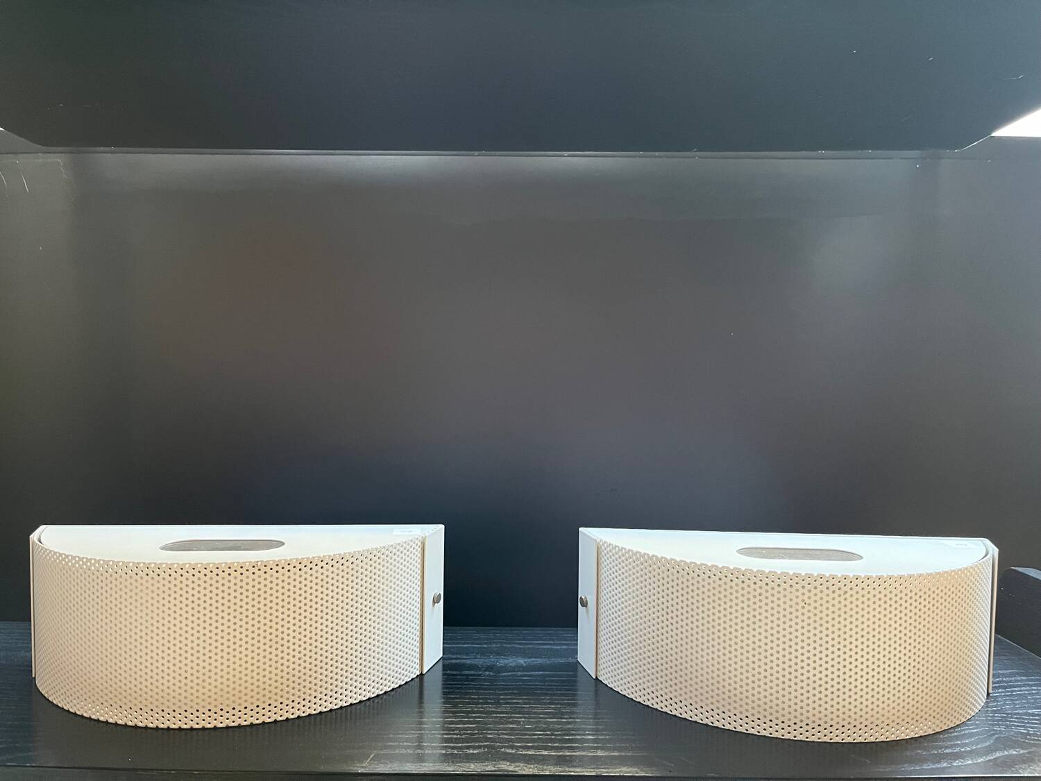 Pair of 80s wall lights