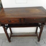 Antique console serving table