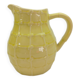 Saint Clément yellow water jug with braided effect