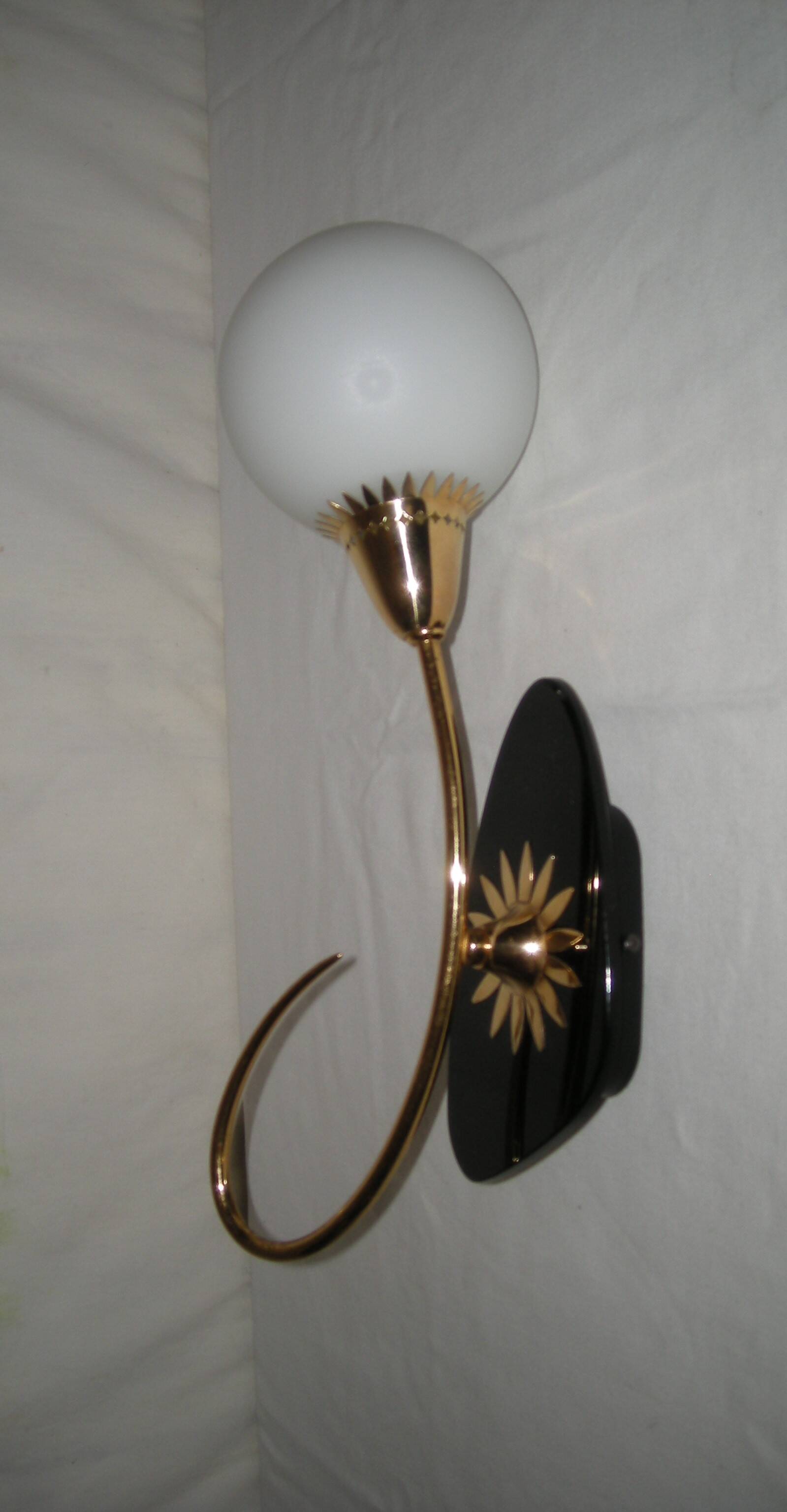 Pair of wall sconces from the 1950s