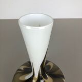 Rare Extra Large Vintage Pop Art Opaline Florence Glass Vase Design, Italy 1970s