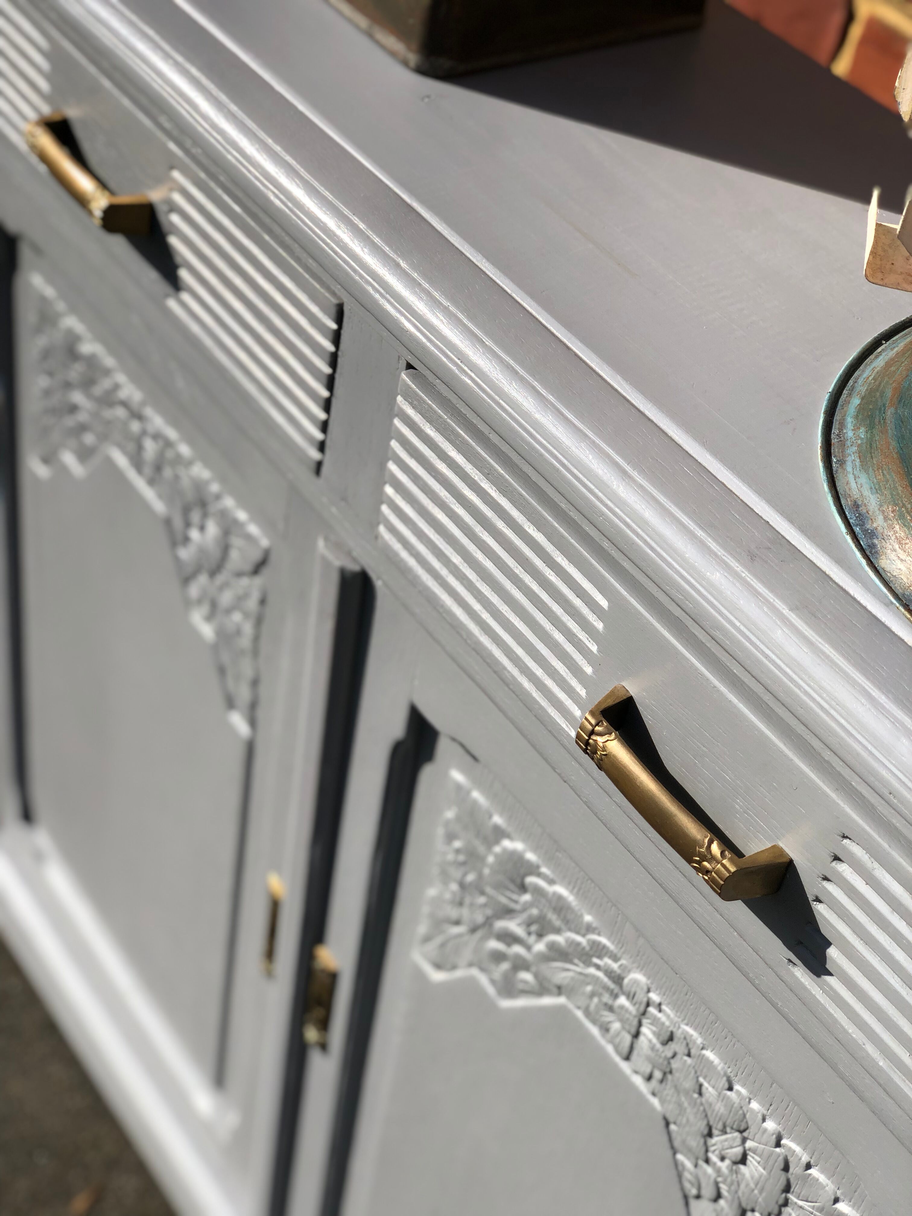 Grey Art Deco buffet