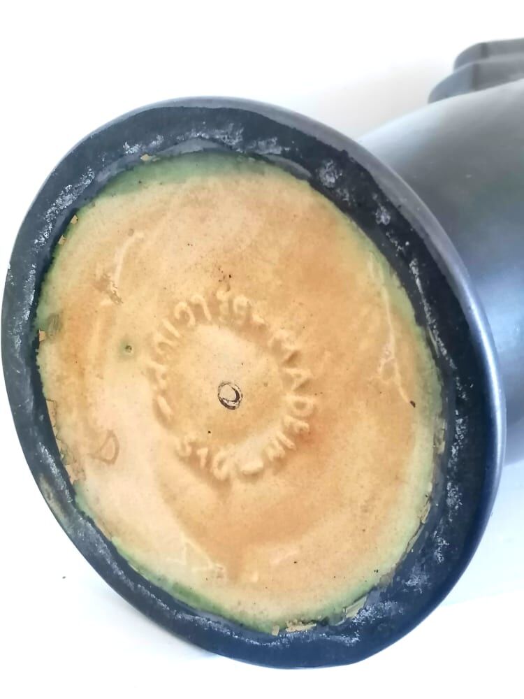 Art deco vase earthenware airain thulin