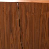 Teak Bar Cabinet with Harlekin Mirrors by Illum Wikkelsø