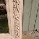 Antique carved wooden mirror