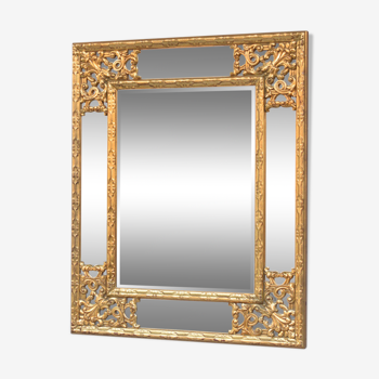 Golden regency style mirror