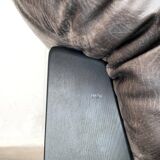 Postmodern German brutalist lounge chair by Rolf Benz for Musterring, 1990s.