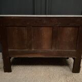 19th century Louis XVI style chest of drawers, white marble, fluted 4 drawers