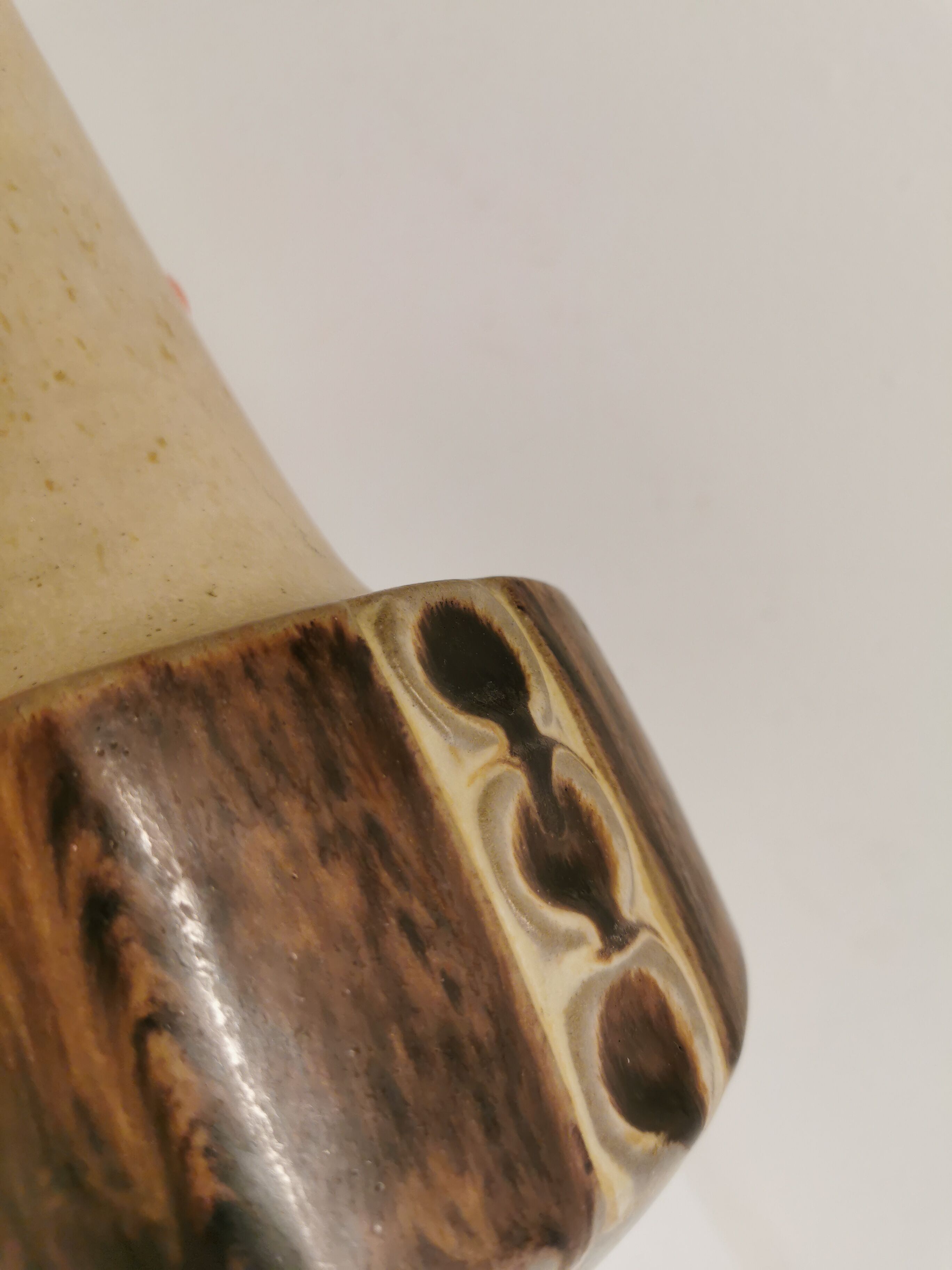 Danish ceramic table lamp, designed by Marianne Starck for Michael Andersen & Sons, 1960s