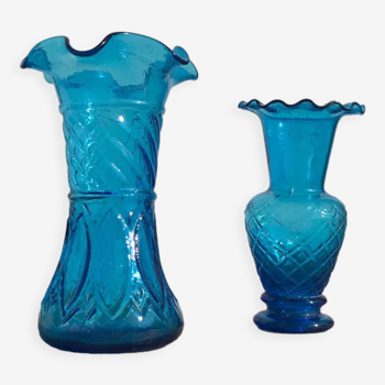 Blue vases