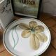 Vintage ceramic plate Salins France