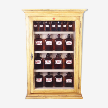 Pharmacy cabinet with this bottles 1972