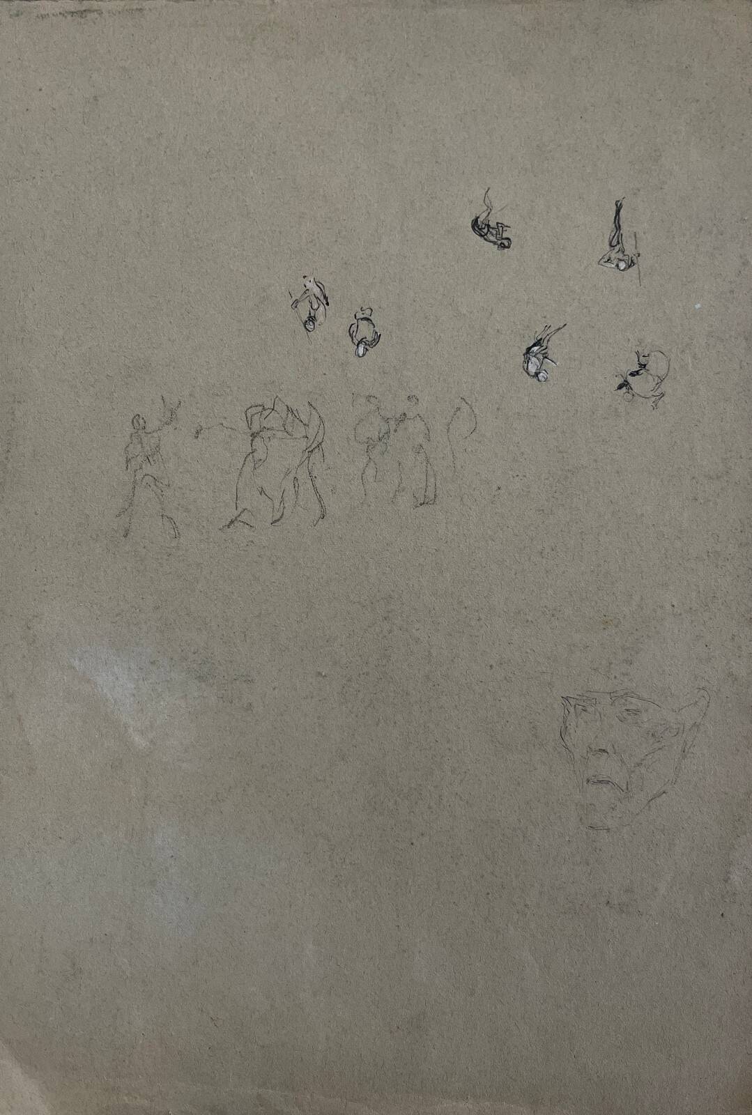 Tableau study Pastel Ed. Pannetier (1884-1965) Portrait