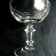 6 baccarat art nouveau champagne glasses colourless crystal trimmed, baluster foot