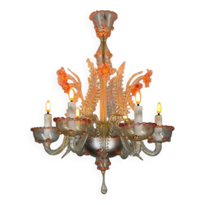 lustre vénitien en verre - 1940