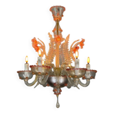 Venetian chandelier made of Murano glass, circa 1940.
