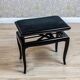 Black Piano Stool, 1950s