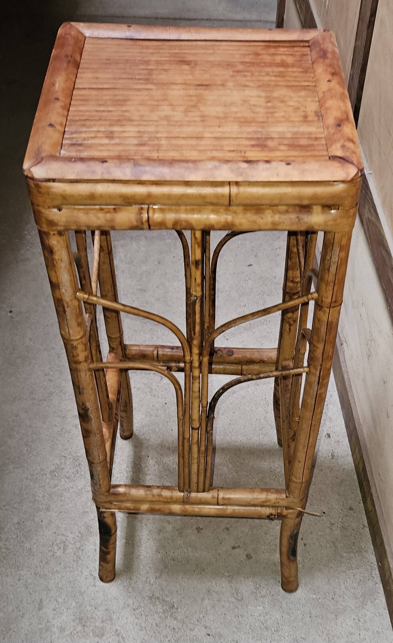 High square vintage bamboo harness