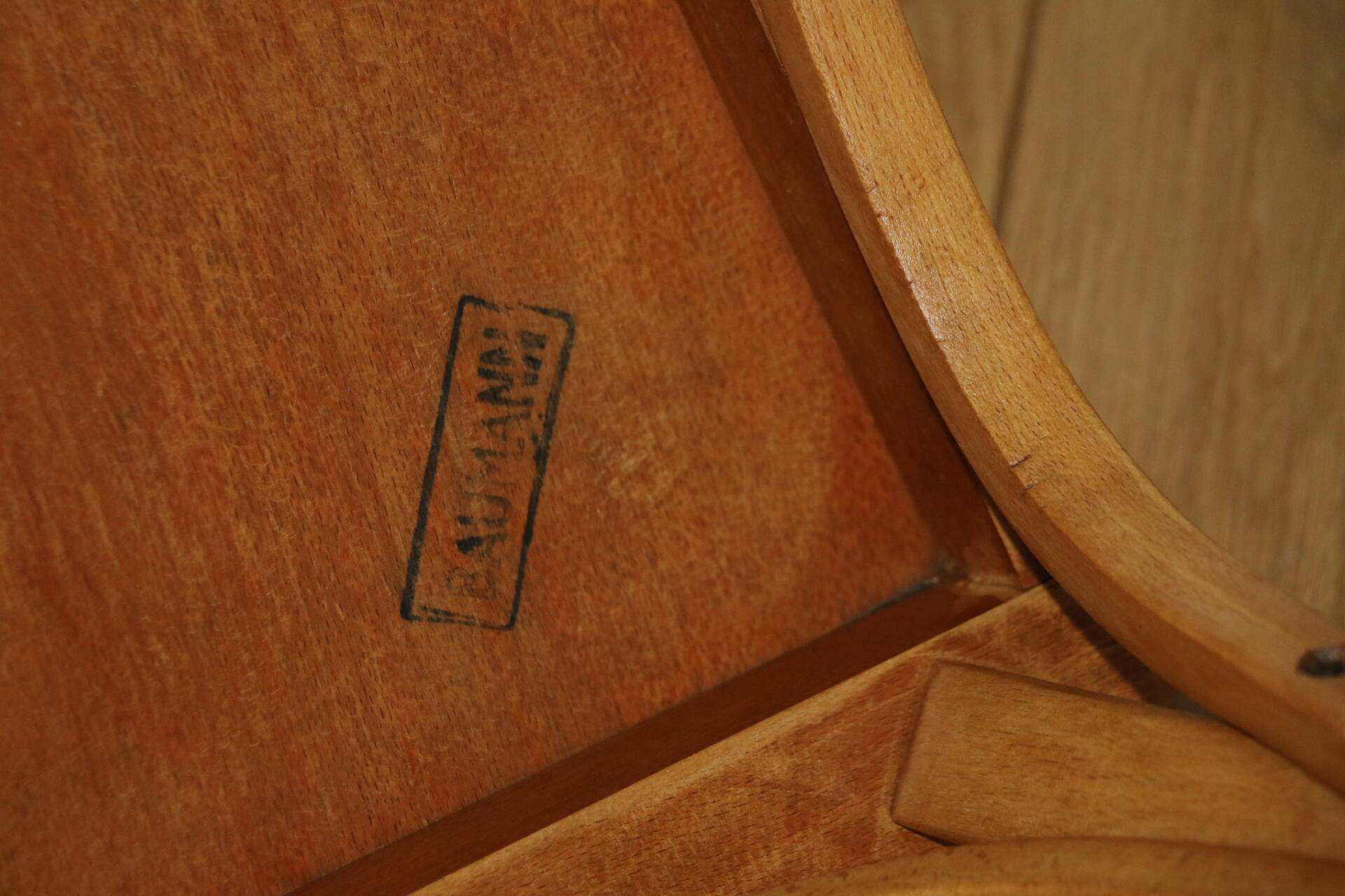 Set of 6 Baumann chairs No. 33 light beech